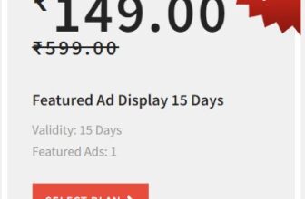 Featured Property Display- BUY 15 Days and Get 15 Days Extra Visibility(Free)