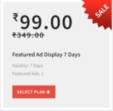 Featured Property Display- BUY 7 Days and Get 7 Days Extra Visibility(Free)