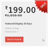 Featured Property Display- BUY 15 Days and Get 15 Days Extra Visibility (Free)